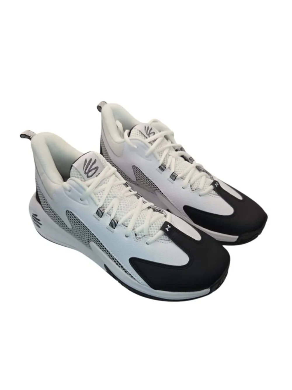 Under Armour Curry 3Z 25 Adult Basketball Shoes - Wht/Blk - Size 10 - Brand New